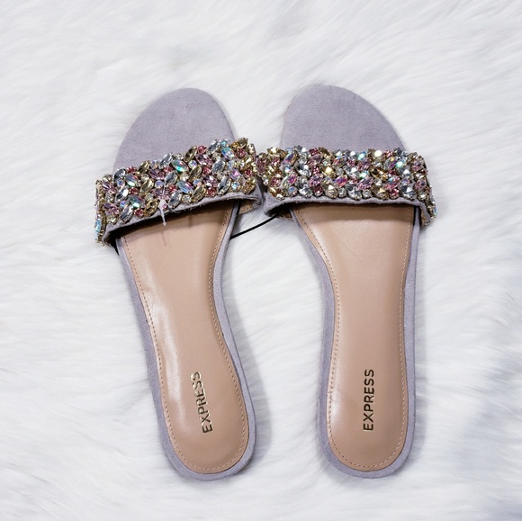 express jeweled sandals